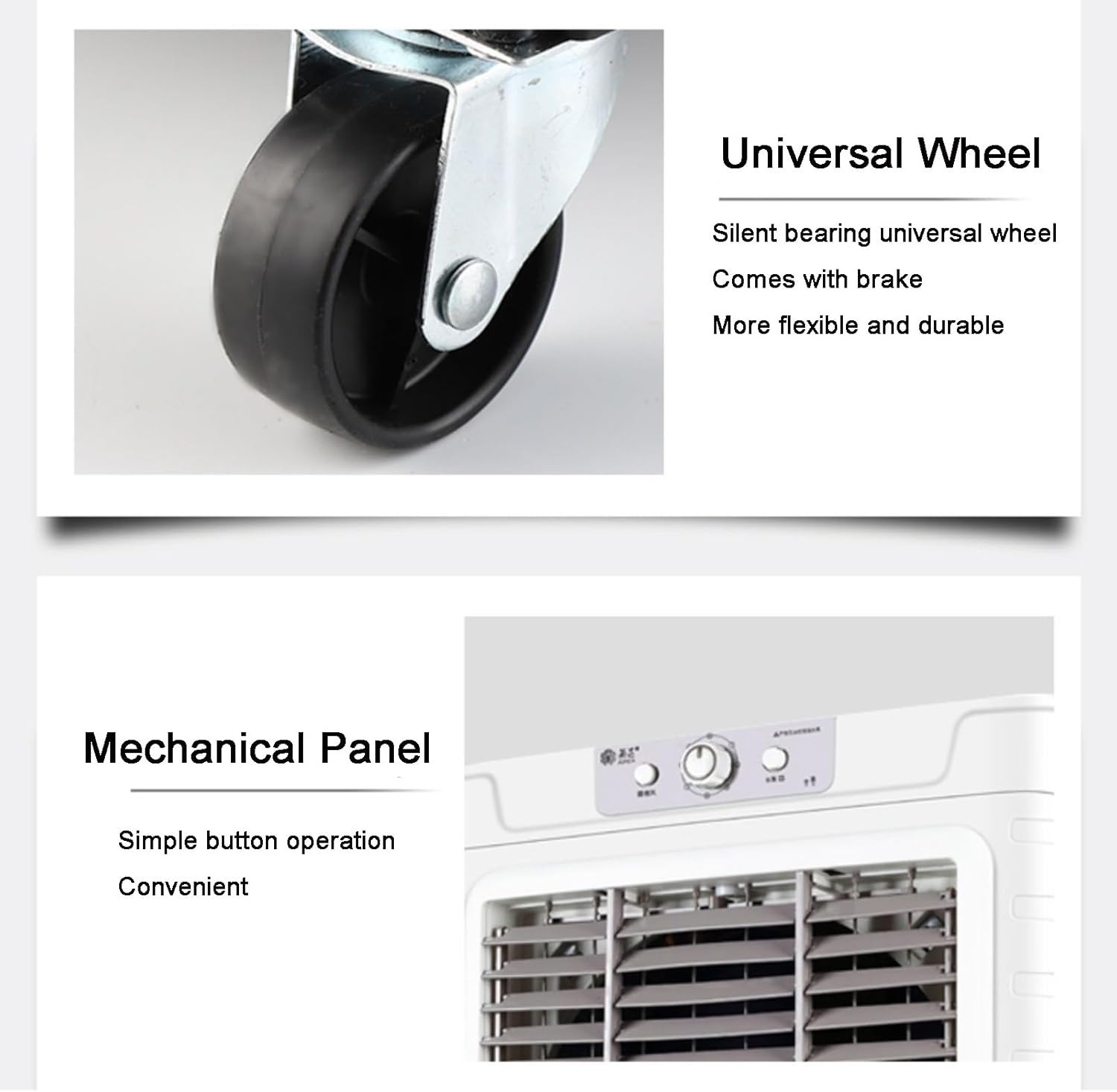 TaffHOME Air Cooler Industrial Evaporative 3 Speed 8.5m/s 110W 45L - YR-50R Gambar produk TaffHOME Air Cooler Industrial Evaporative 3 Speed 8.5m/s 110W 45L - YR-50R