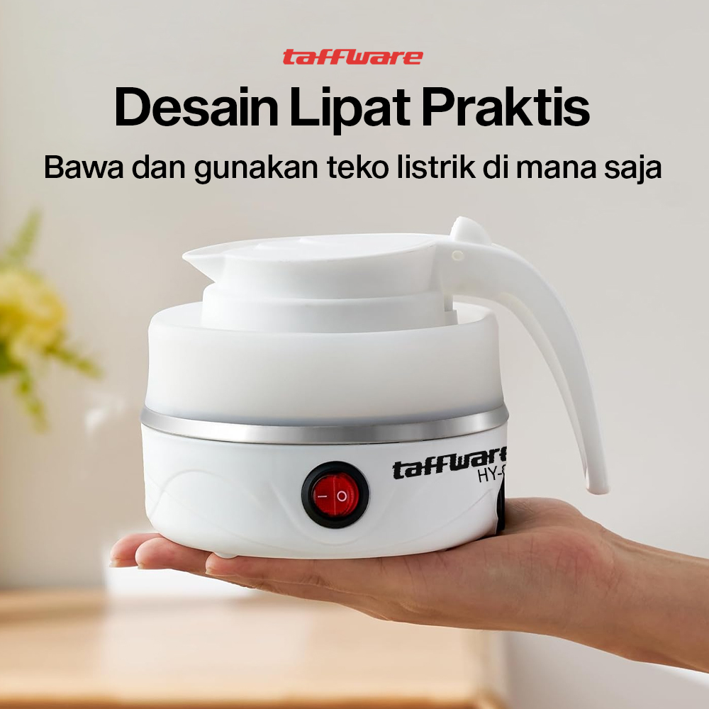 Taffware Teko Listrik Pemanas Foldable Air Water Heater 600W 600ml - HY-01 Gambar produk Taffware Teko Listrik Pemanas Foldable Air Water Heater 600W 600ml - HY-01