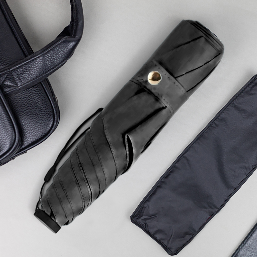 FRRUIWEN Payung Lipat Buka Tutup Manual Full Blackout UV 6 Bone - F-6 Gambar produk FRRUIWEN Payung Lipat Buka Tutup Manual Full Blackout UV 6 Bone - F-6