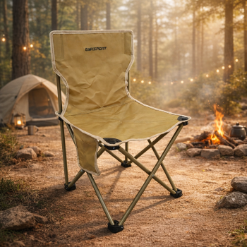 TaffSPORT Kursi Lipat Outdoor Camping Portable Oxford Folding Chair - BD852