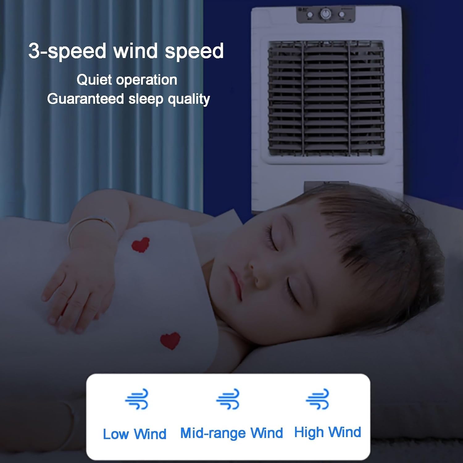 TaffHOME Air Cooler Industrial Evaporative 3 Speed 8.5m/s 110W 45L - YR-50R Gambar produk TaffHOME Air Cooler Industrial Evaporative 3 Speed 8.5m/s 110W 45L - YR-50R