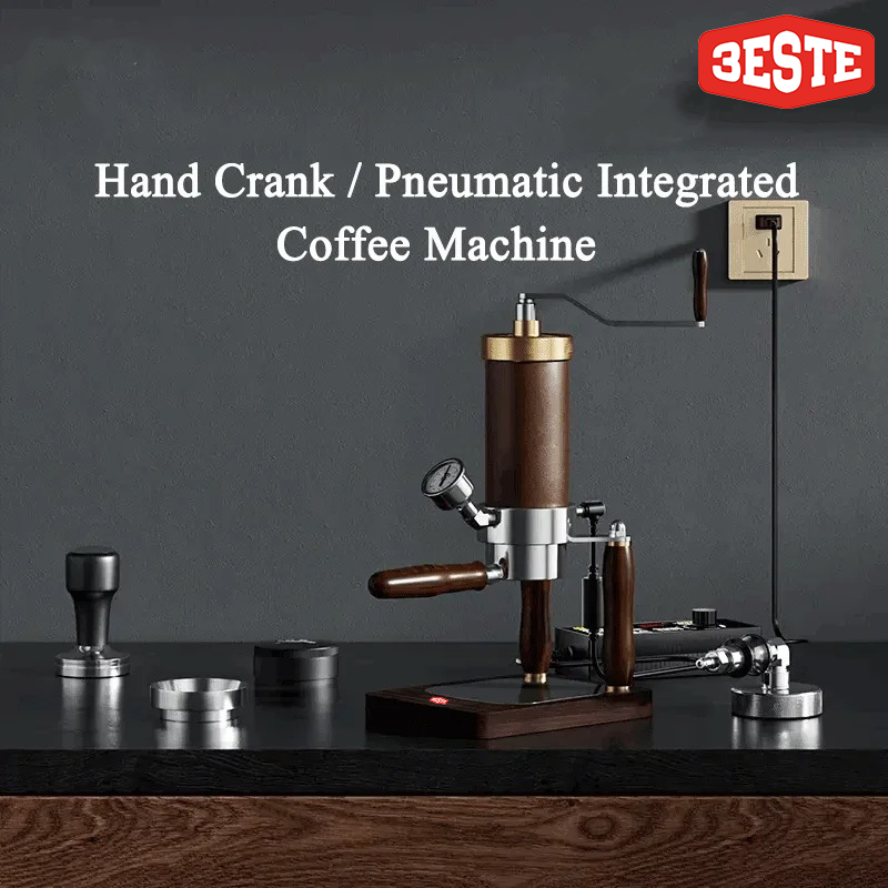 Trieste Mesin Kopi Espresso Manual Hand Crank Pneumatic 85ml with PID - AWS Gambar produk Trieste Mesin Kopi Espresso Manual Hand Crank Pneumatic 85ml with PID - AWS