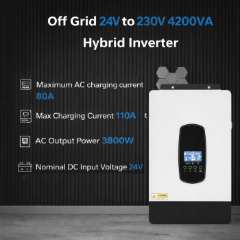 Y&H Solar Inverter Controller Off-Grid MPPT DC24V to AC230V 3.8KW - SP-4200