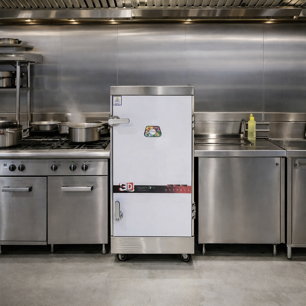 TaffHOME Mesin Steamer Nasi Rice Steaming Cabinet 12 Tray 180 People - MS-180 Gambar produk TaffHOME Mesin Steamer Nasi Rice Steaming Cabinet 12 Tray 180 People - MS-180