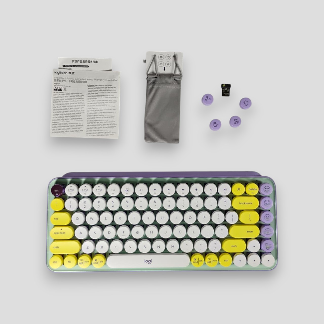 Logitech POP Keys Mechanical Keyboard Bluetooth 5.1 Brown Switch Gambar produk Logitech POP Keys Mechanical Keyboard Bluetooth 5.1 Brown Switch