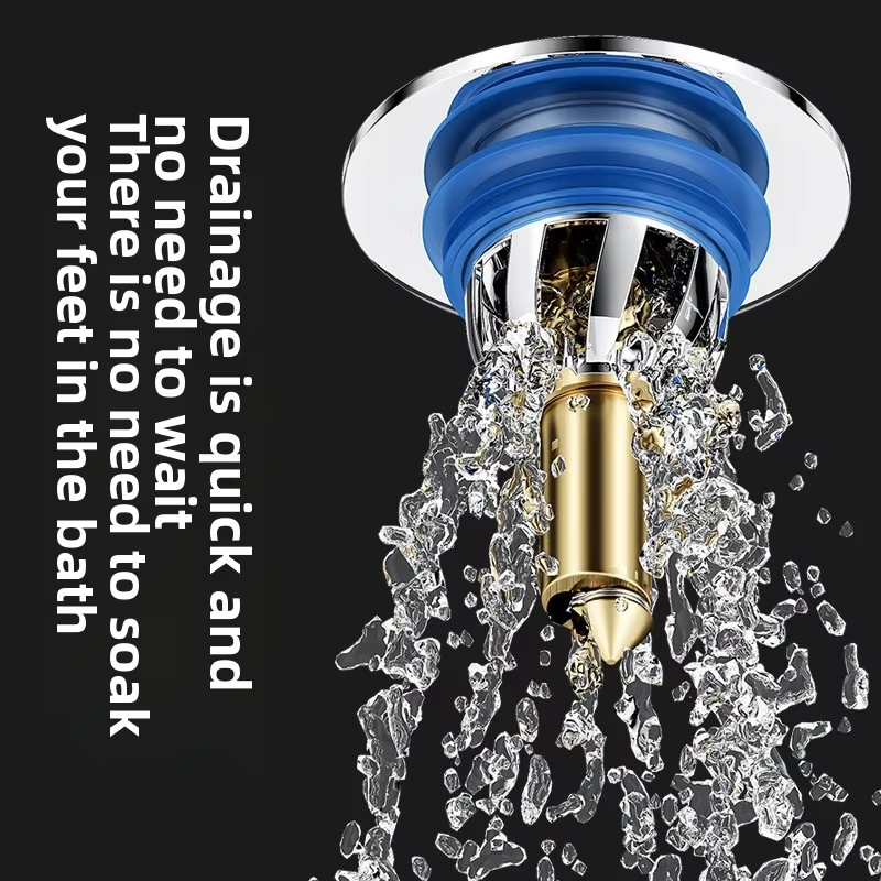 Homedec Penutup Saluran Pembuangan Air Bouncing Core Floor Drain - HDC-BC650 Gambar produk Homedec Penutup Saluran Pembuangan Air Bouncing Core Floor Drain - HDC-BC650