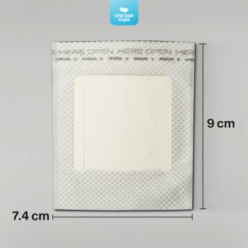 Gambar produk One Two Cups Kertas Penyaring Kopi Coffee Drip Bag Paper Filter 50PCS - T111