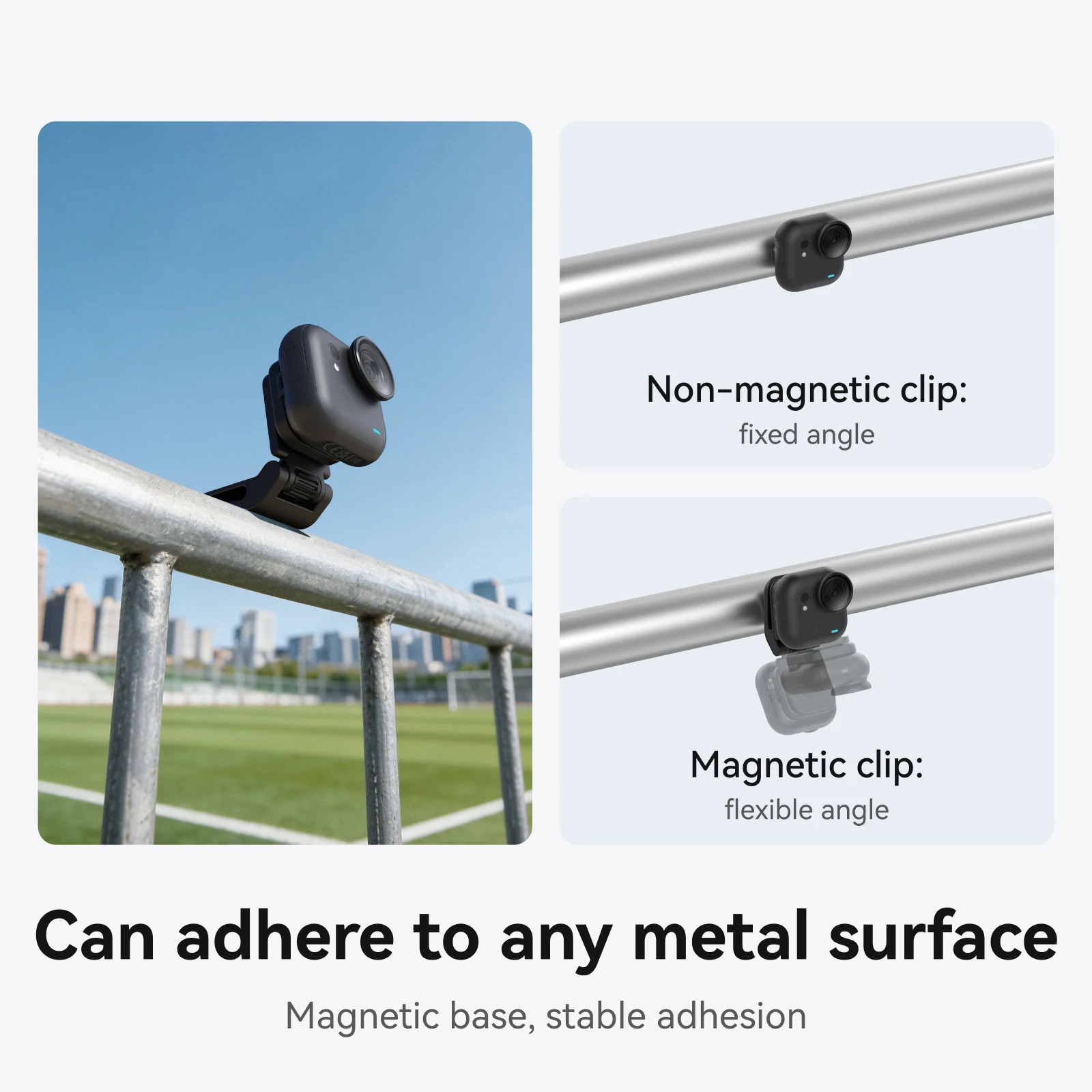 TELESIN Pivot Clip Magnetic Rotatable Mount Go Ultra Adjustable - S3-HMH-05-TIS Gambar produk TELESIN Pivot Clip Magnetic Rotatable Mount Go Ultra Adjustable - S3-HMH-05-TIS