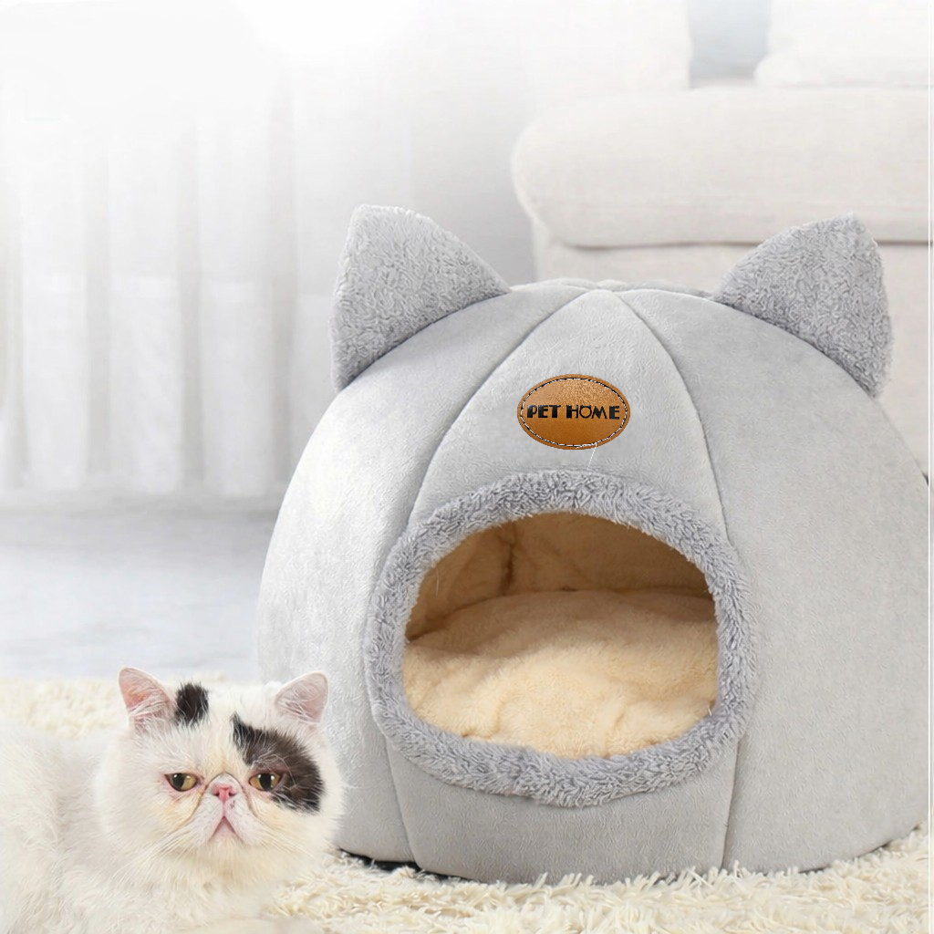 PET HOME Tempat Tidur Hewan Peliharaan Kucing Cat House Size XL - HTC01 Gambar produk PET HOME Tempat Tidur Hewan Peliharaan Kucing Cat House Size XL - HTC01