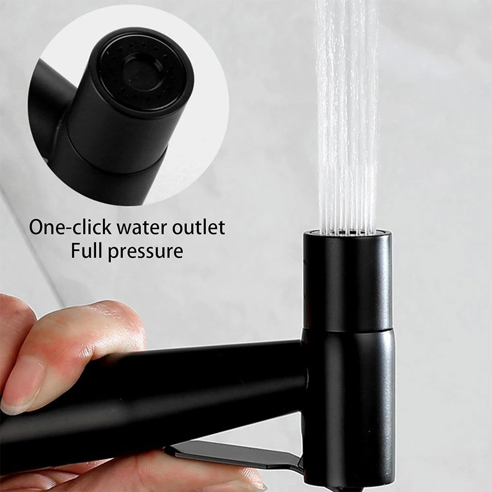 PALOMA Jet Shower Spray Gun Toilet Copper Adjustable Stainless Steel - T110 Gambar produk PALOMA Jet Shower Spray Gun Toilet Copper Adjustable Stainless Steel - T110