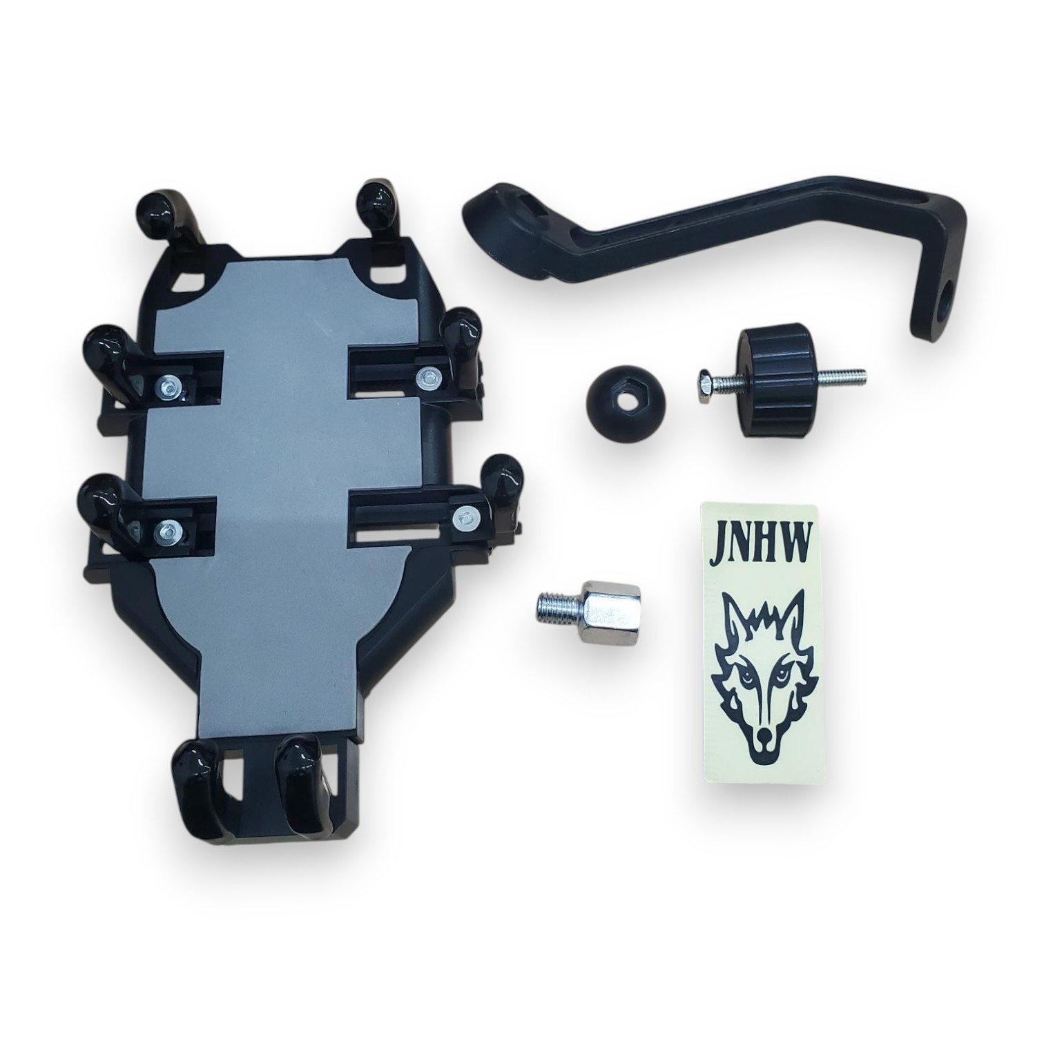 JNHW Dudukan HP Spion Motor Rearview Holder Adjustable Rotation - LV-02 Gambar produk JNHW Dudukan HP Spion Motor Rearview Holder Adjustable Rotation - LV-02