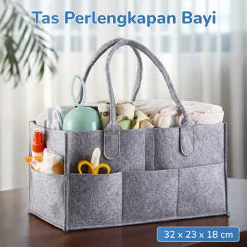 Mrosaa Tas Organizer Perlengkapan Bayi Portable Baby Diaper Caddy Bag - SS320