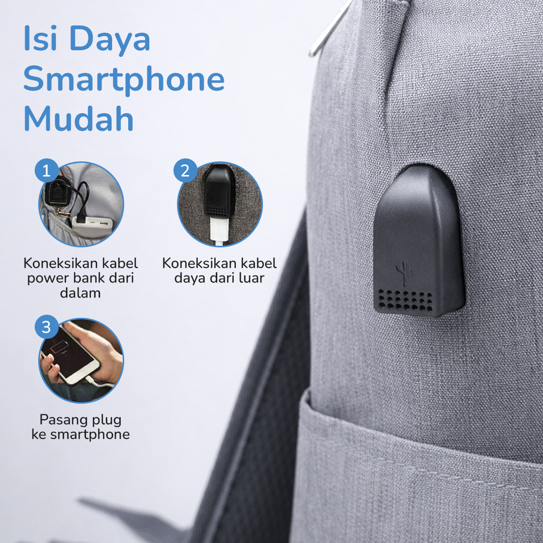 HAIRRY BABY Tas Ransel Perlengkapan Bayi Mummy Diaper Travel Bag - INU23 Gambar produk HAIRRY BABY Tas Ransel Perlengkapan Bayi Mummy Diaper Travel Bag - INU23