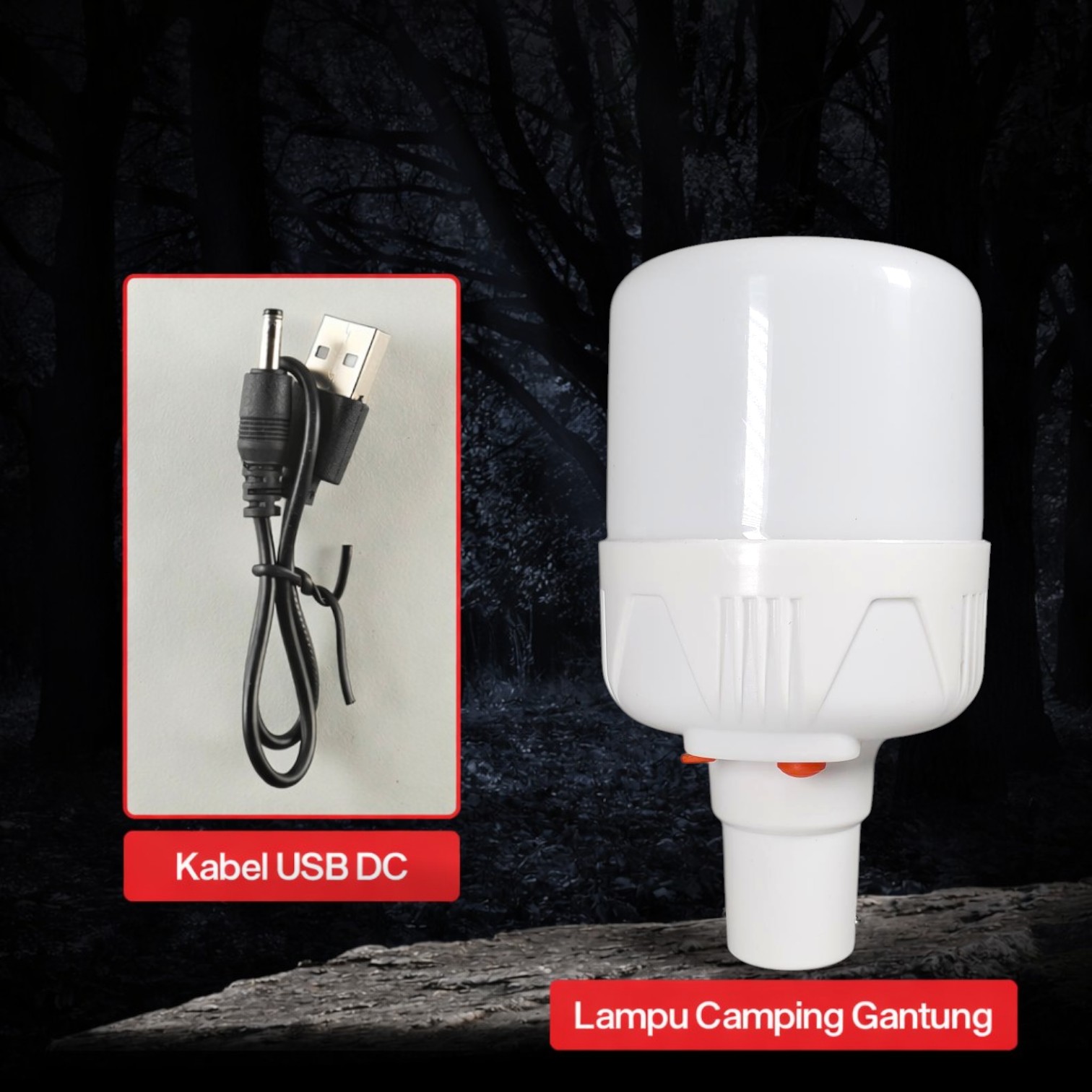 TaffLED Lampu LED Camping Gantung Waterproof Natural White 10W - V10 Gambar produk TaffLED Lampu LED Camping Gantung Waterproof Natural White 10W - V10