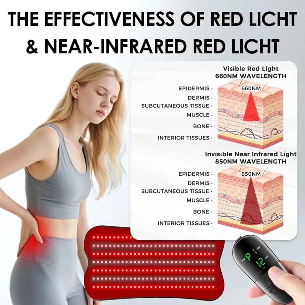 CIM Alat Terapi Infrared Red Light Therapy Belt for Body Pain - C-70 Gambar produk CIM Alat Terapi Infrared Red Light Therapy Belt for Body Pain - C-70