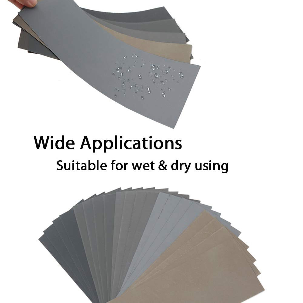 BAISDY Kertas Amplas Sandpaper Carbide Set Grit Wet Dry 76x140mm - CW70 Gambar produk BAISDY Kertas Amplas Sandpaper Carbide Set Grit Wet Dry 76x140mm - CW70