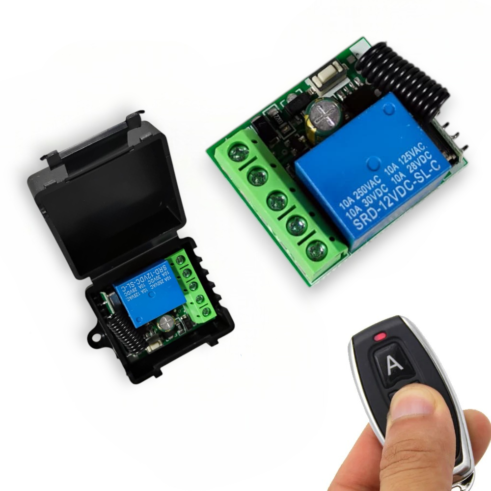 Taffware Remote Kontrol Gerbang Garasi Transmitter 2 PCS with Receiver - KR1201A-20 Gambar produk Taffware Remote Kontrol Gerbang Garasi Transmitter 2 PCS with Receiver - KR1201A-20