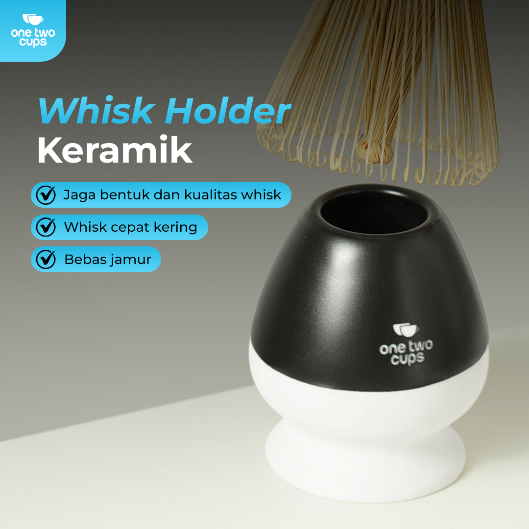 One Two Cups Matcha Set Chawan Chasen Stand Chashaku 470ml 4 PCS - S32 Gambar produk One Two Cups Matcha Set Chawan Chasen Stand Chashaku 470ml 4 PCS - S32