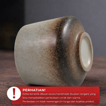 Gambar produk One Two Cups Gelas Keramik Kopi Teh Vintage Japanese Ceramic Cup 200ml - FB014