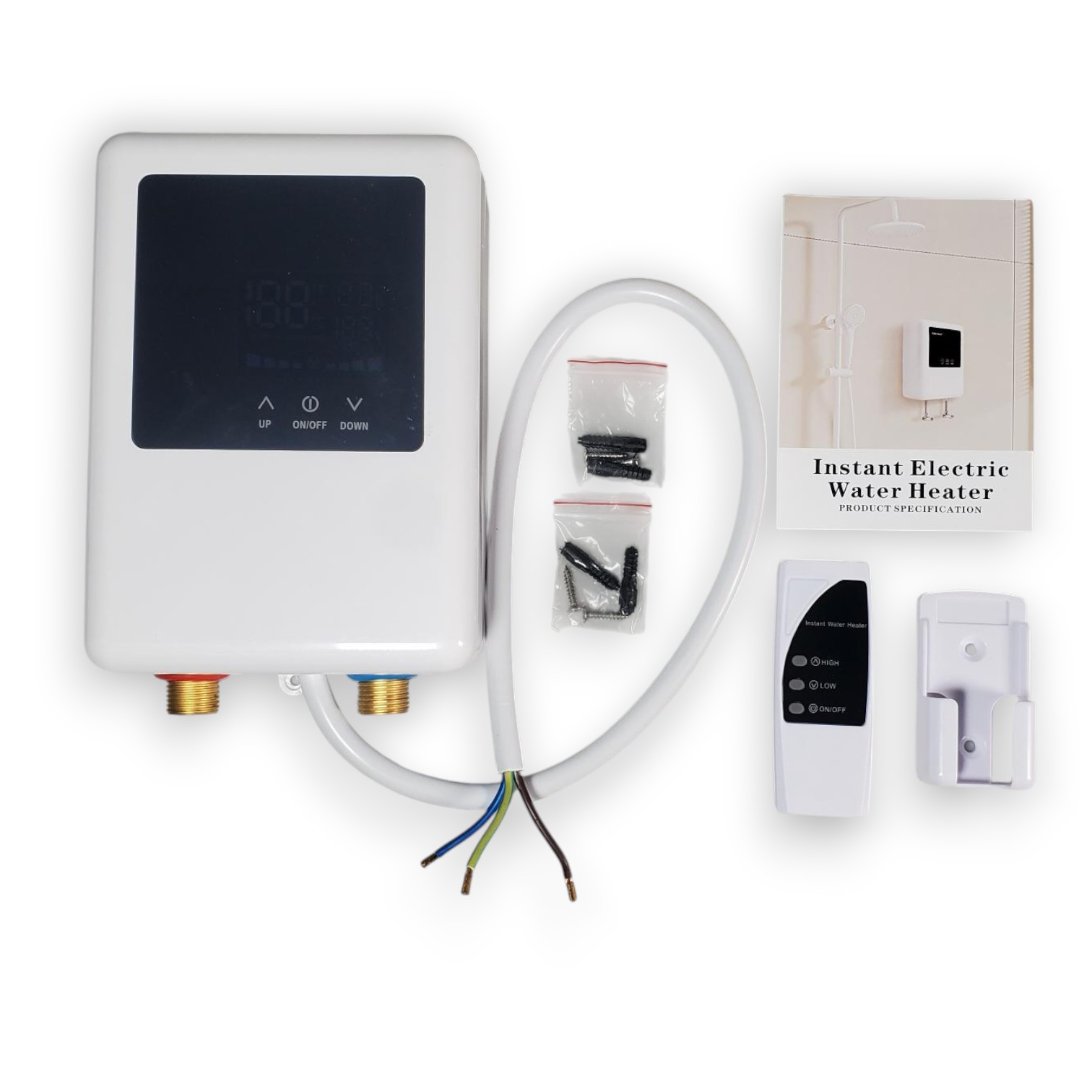 Kbxstart Pemanas Air Listrik Instant Inverter Water Heater LED 5500W - LF-002A Gambar produk Kbxstart Pemanas Air Listrik Instant Inverter Water Heater LED 5500W - LF-002A