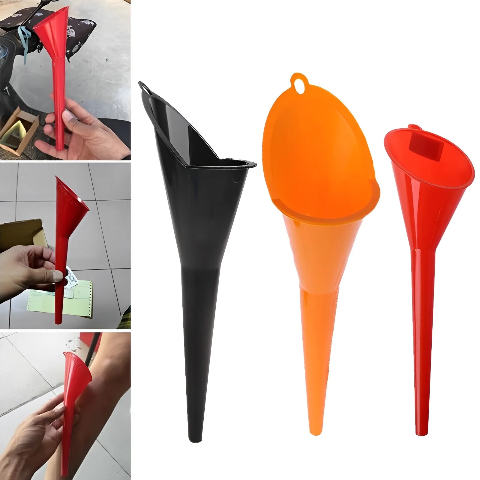 Carzkool Nozzle Corong Air Minyak Bensin Long Mouth Funnel - XMO755 Gambar produk Carzkool Nozzle Corong Air Minyak Bensin Long Mouth Funnel - XMO755