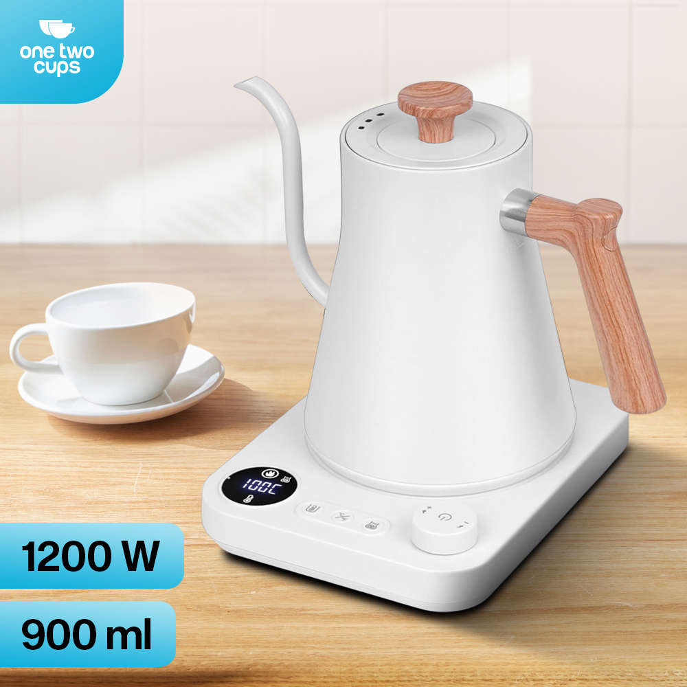 One Two Cups Teko Listrik Kopi Pemanas Air Leher Angsa 1200W 900ml - KT90 Pro Gambar produk One Two Cups Teko Listrik Kopi Pemanas Air Leher Angsa 1200W 900ml - KT90 Pro