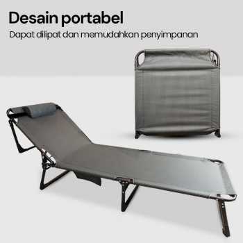 Gambar produk Zero Gravity Kursi Kasur Lipat Portable Folding Escort Bed - NG1