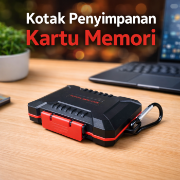 Desiontal Kotak Penyimpanan Kartu Memori SD SIM Card Holder Waterproof - LP-E8