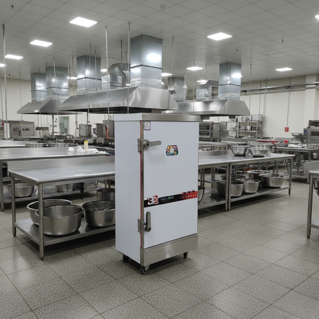 TaffHOME Mesin Steamer Nasi Rice Steaming Cabinet 12 Tray 180 People - MS-180 Gambar produk TaffHOME Mesin Steamer Nasi Rice Steaming Cabinet 12 Tray 180 People - MS-180