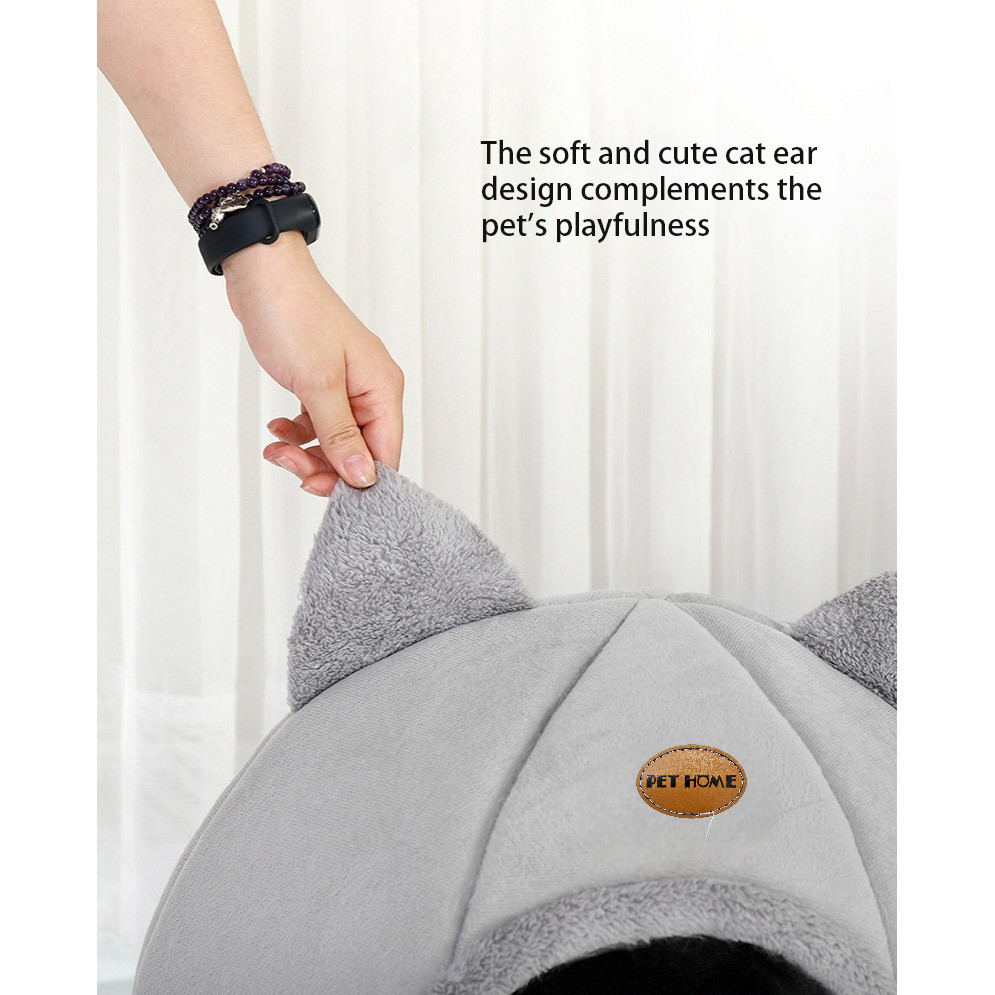 PET HOME Tempat Tidur Hewan Peliharaan Kucing Cat House Size XL - HTC01 Gambar produk PET HOME Tempat Tidur Hewan Peliharaan Kucing Cat House Size XL - HTC01