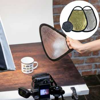 Fotodiox Reflektor Cahaya Fotografi Studio 2in1 Portable Handheld - FT-45