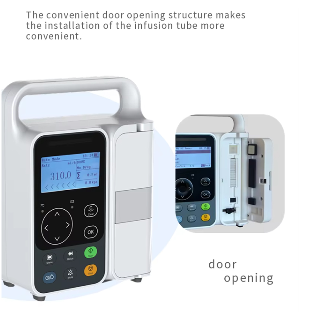 TaffOmicron Pompa Infus Elektrik Infusion Pump 1200mL/h 1000 Data - IP3 Gambar produk TaffOmicron Pompa Infus Elektrik Infusion Pump 1200mL/h 1000 Data - IP3