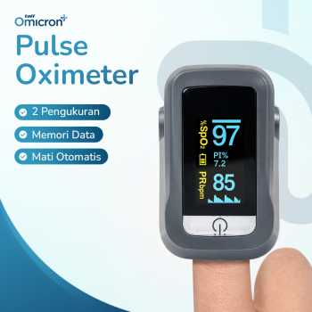 TaffOmicron Fingertip Pulse Oximeter Alat Ukur Saturasi Oksigen Darah - C10H1