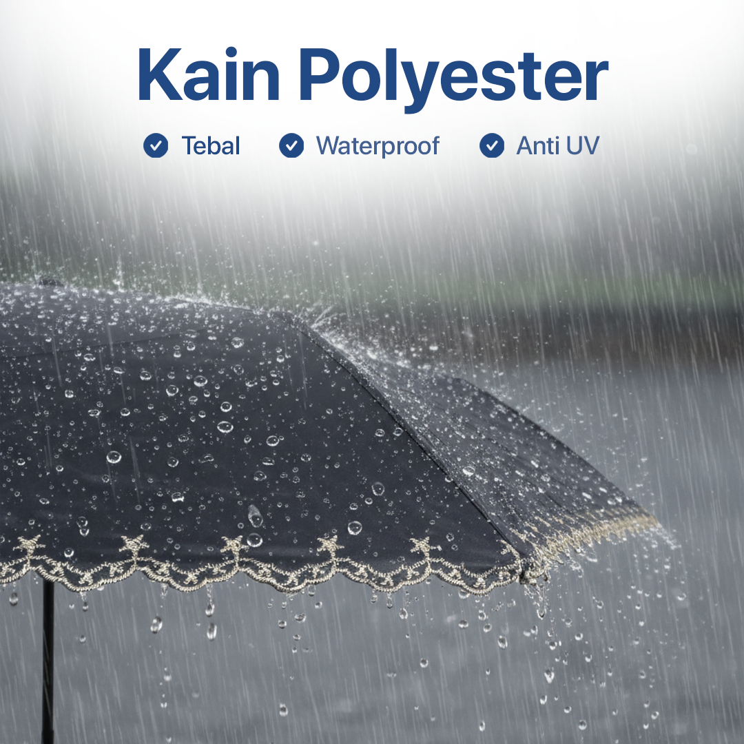 RUERN Payung Lipat Anti UV Ultra Light Folding Umbrella 6 Bone 92cm - R-3 Gambar produk RUERN Payung Lipat Anti UV Ultra Light Folding Umbrella 6 Bone 92cm - R-3