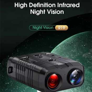 Gambar produk Djioyer Teropong Binocular Night Vision 10x Zoom 2.5K 3 Inch 2000mAh - R19