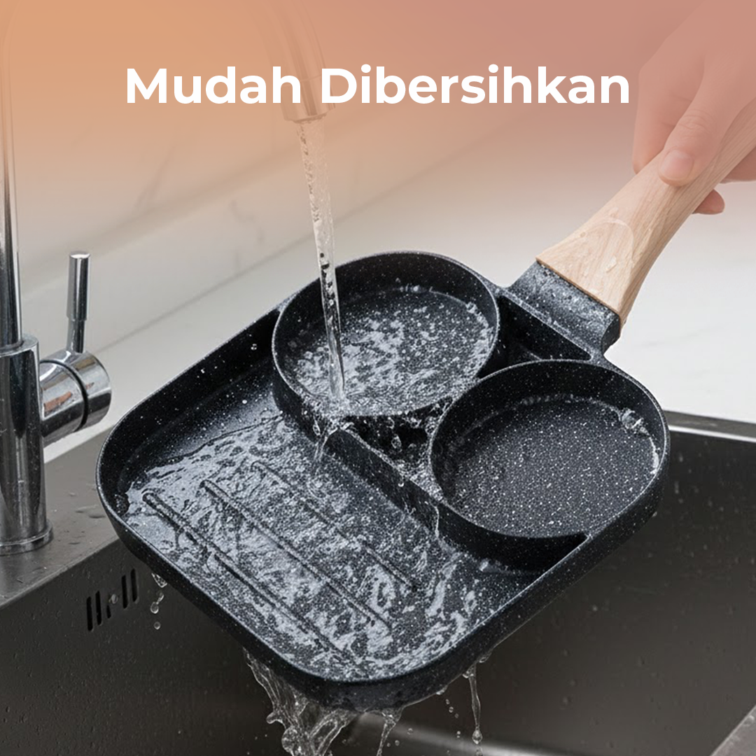MBH Wajan Penggorengan Telur Frying Pan Multifungsi - JBY-257 Gambar produk MBH Wajan Penggorengan Telur Frying Pan Multifungsi - JBY-257