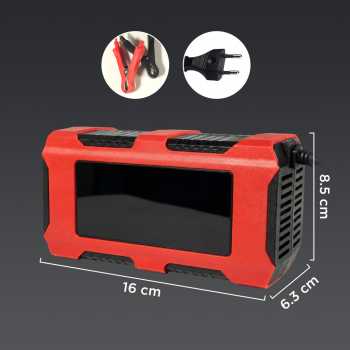 Gambar produk ReUni Charger Aki Mobil Motor Lithium Intelligent 7 Stage Charging - 12V10A