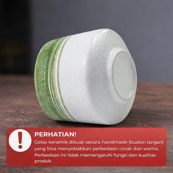 Gambar produk One Two Cups Gelas Keramik Kopi Teh Vintage Japanese Ceramic Cup 200ml - FB014