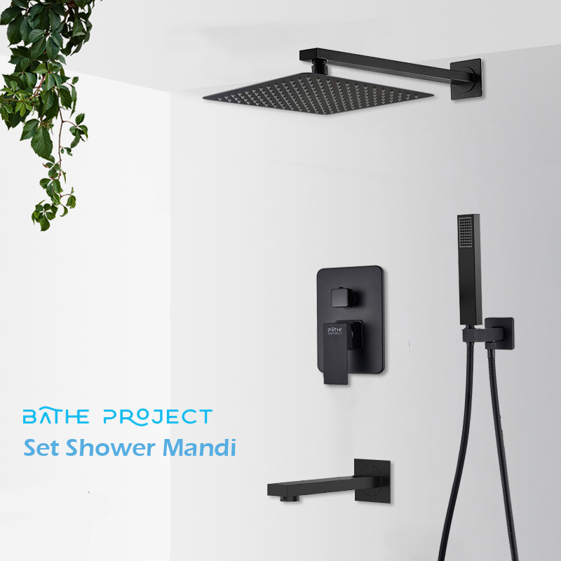 BATHE PROJECT Set Shower Mandi Keran Hand Spray Hot and Cold Water - Q3-WAY Gambar produk BATHE PROJECT Set Shower Mandi Keran Hand Spray Hot and Cold Water - Q3-WAY