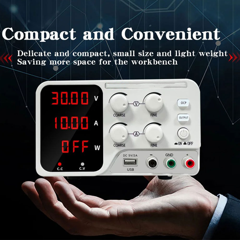 LONG WEI Power Supply Adjustable DC Ammeter Stabilized 120V 3A 360W - PDS-1203M Gambar produk LONG WEI Power Supply Adjustable DC Ammeter Stabilized 120V 3A 360W - PDS-1203M