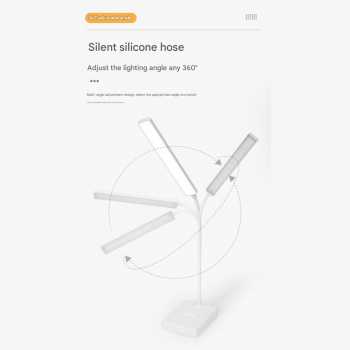 Gambar produk FEIMEI Lampu Meja Belajar 3in1 Color Desk Lamp Rechargeable 1200mAh - T1903