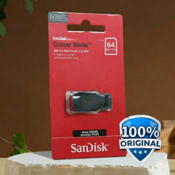 SanDisk Cruzer Blade Flashdisk Data Storage USB 2.0 Portable - SDCZ50