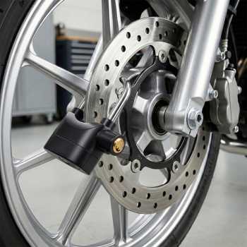 Gambar produk Kinbar Gembok Sepeda Motor Padlock Alarm Corrosion Resistant 110dB - 110