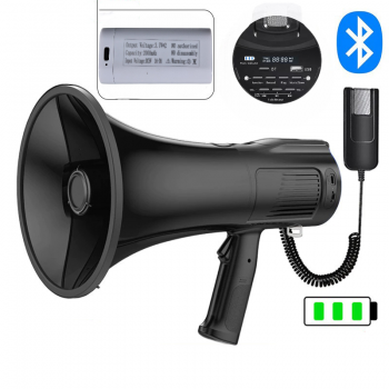 HYTONG Speaker Toa Megaphone Recording 350s Bluetooth MicroSD USB 100W - ML-106U