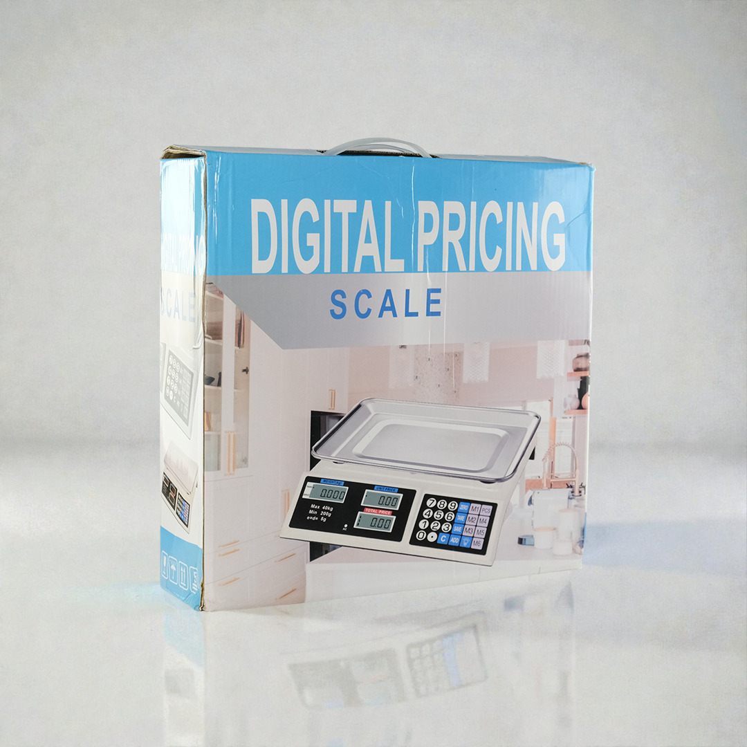 JIAHE Timbangan Buah Harga Digital Scale Pricing Dual LCD Display 40kg - 525 Gambar produk JIAHE Timbangan Buah Harga Digital Scale Pricing Dual LCD Display 40kg - 525