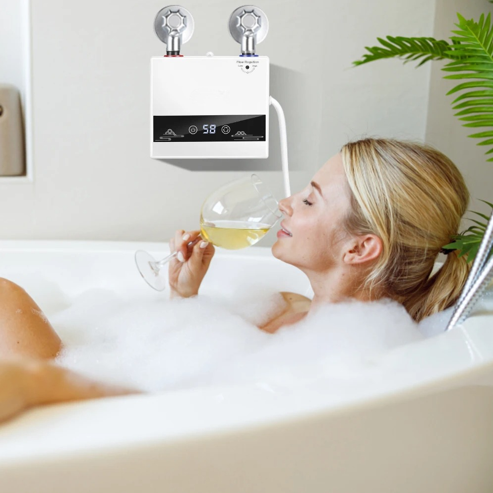 ATWFS Pemanas Air Listrik Instant Water Heater Display IPX4 220V 4200W - HY55B Gambar produk ATWFS Pemanas Air Listrik Instant Water Heater Display IPX4 220V 4200W - HY55B