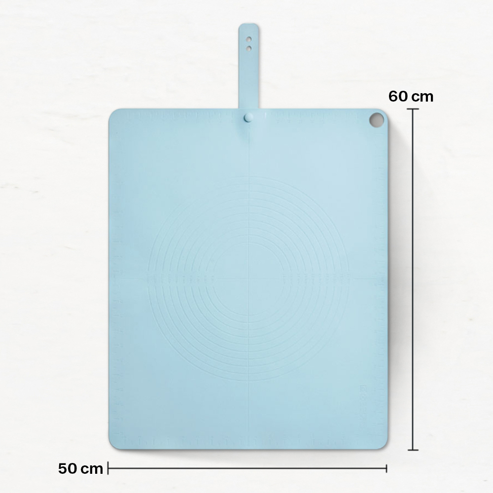 Huohou Alas Adonan Kue Fondant Silikon Baking Mat Anti Slip 60x50cm - HU0188 Gambar produk Huohou Alas Adonan Kue Fondant Silikon Baking Mat Anti Slip 60x50cm - HU0188