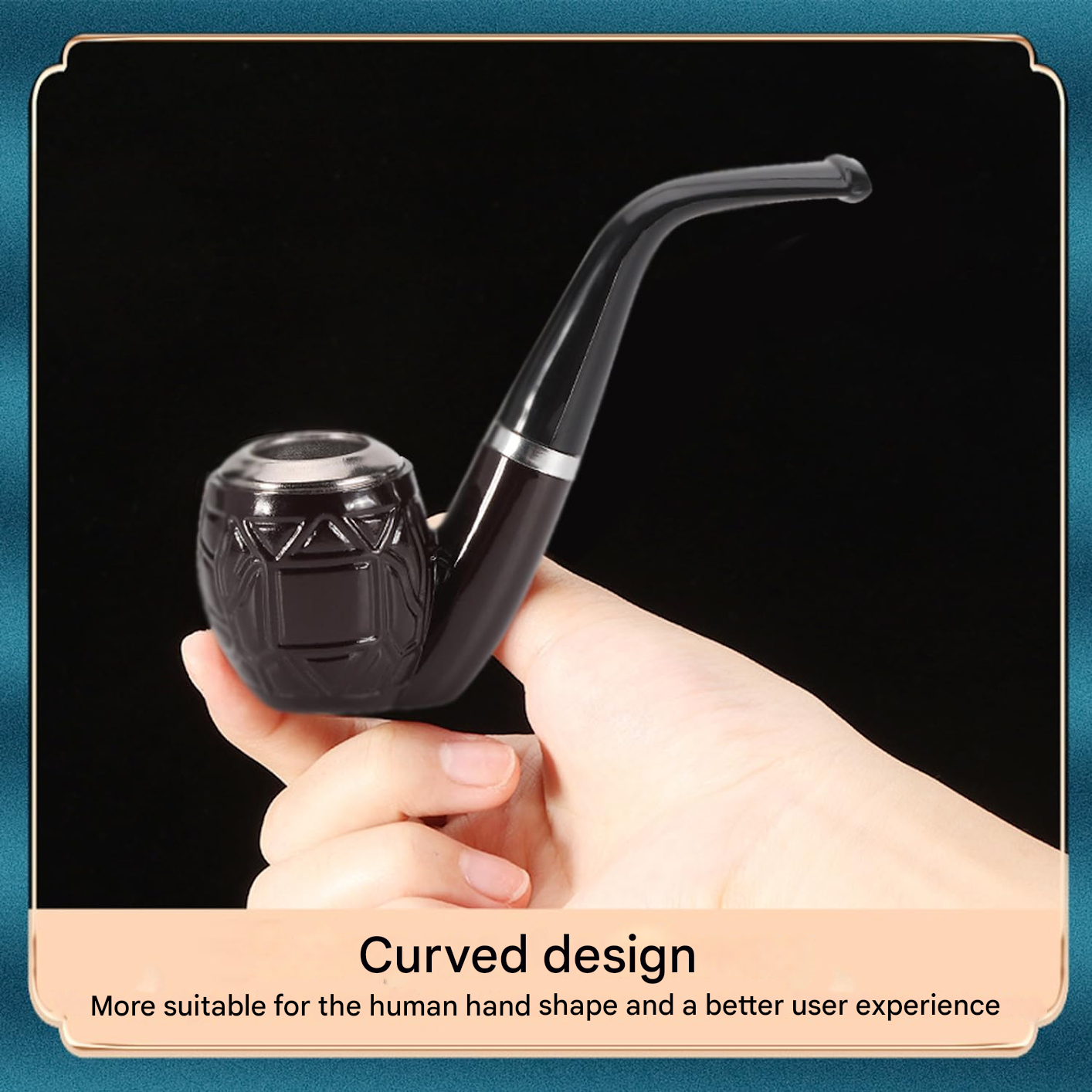 Jodel Pipa Rokok Tembakau Cangklong Tobacco Pipe Resin Washable Filter - ZF901 Gambar produk Jodel Pipa Rokok Tembakau Cangklong Tobacco Pipe Resin Washable Filter - ZF901