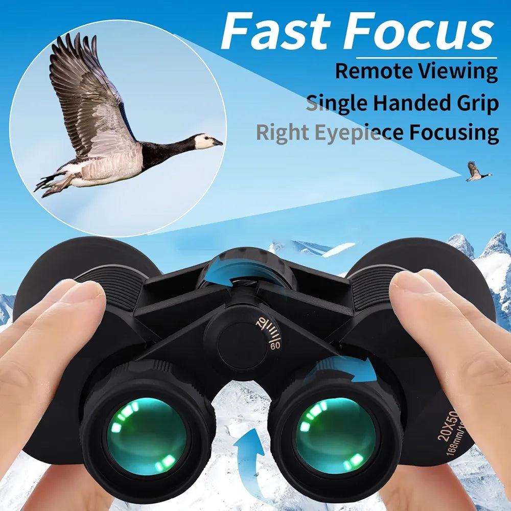 Eyebre Teropong Binocular Telescope Outdoor BAK7 20X50 - B399 Gambar produk Eyebre Teropong Binocular Telescope Outdoor BAK7 20X50 - B399