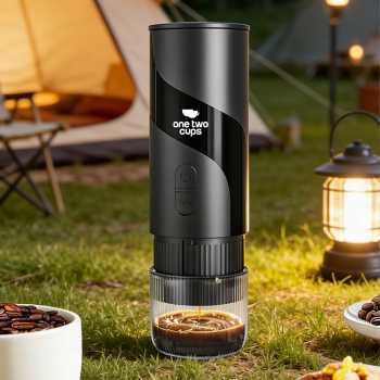 Gambar produk One Two Cups Portable Coffee Maker 2in1 Nespresso 20 Bar 1500mAh - HS9440-1S